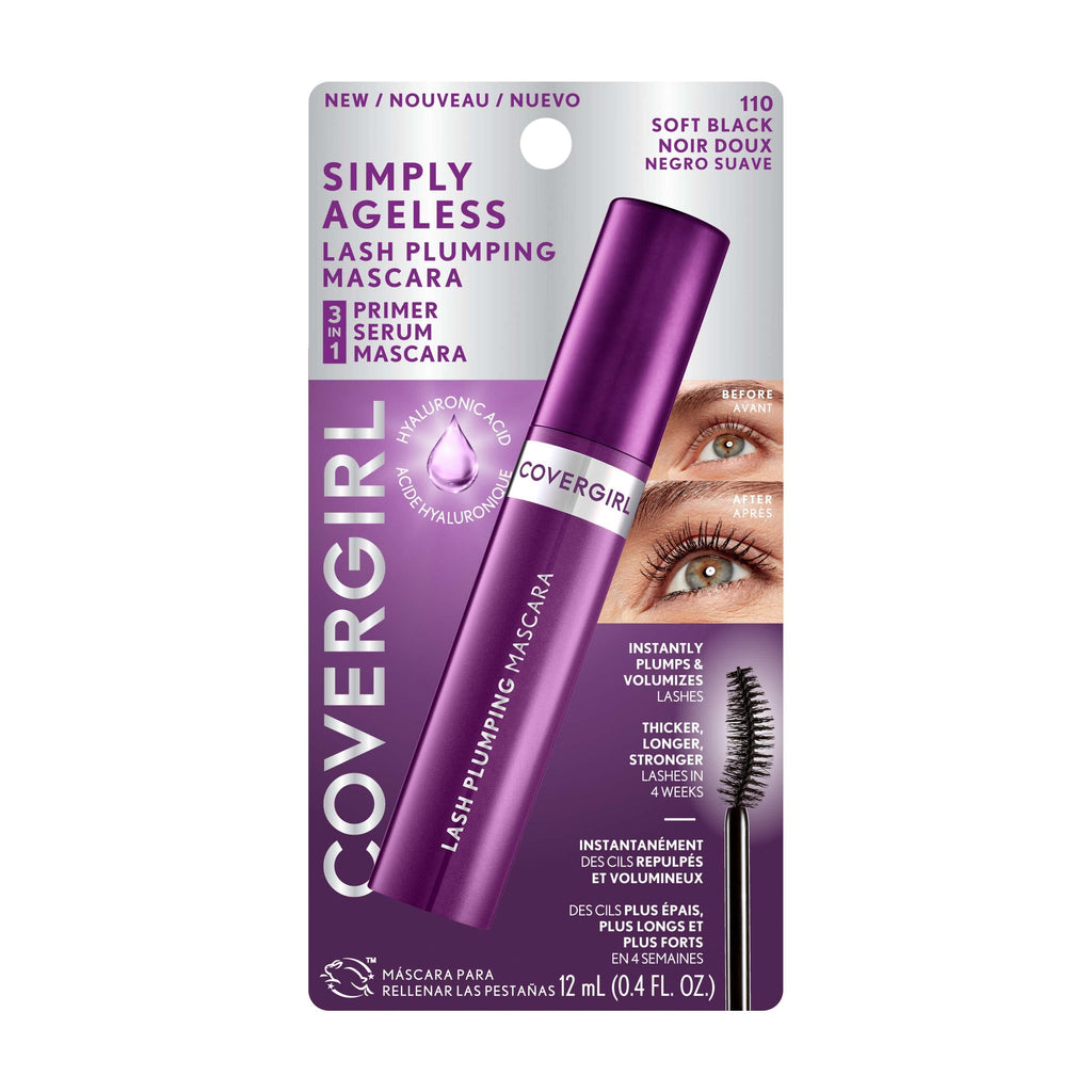 CoverGirl Simply Ageless Lash Plumping Mascara – Soft Black
