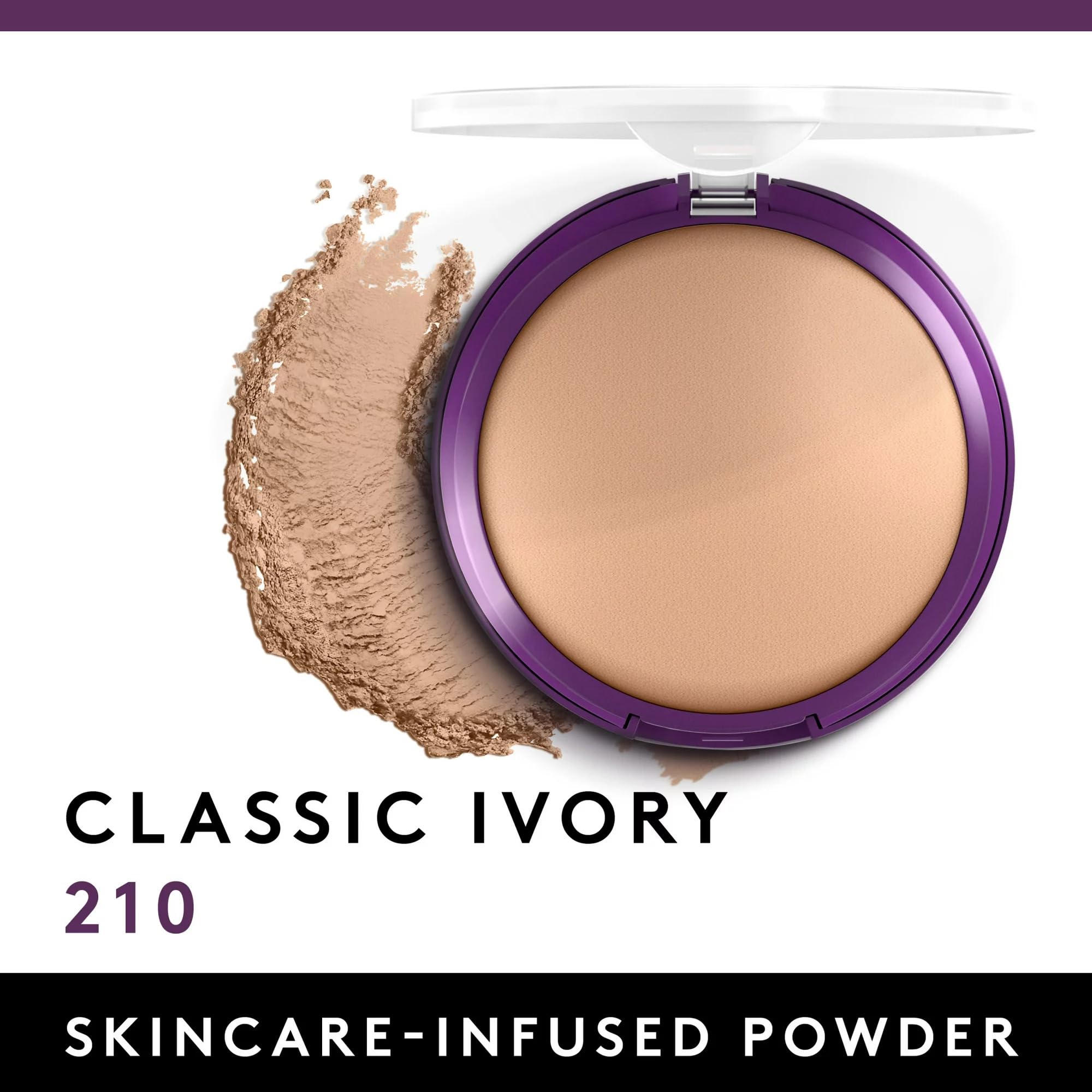 CoverGirl Simply Ageless Instant Wrinkle Blurring Pressed Powder – Classic Ivory, 0.39 oz