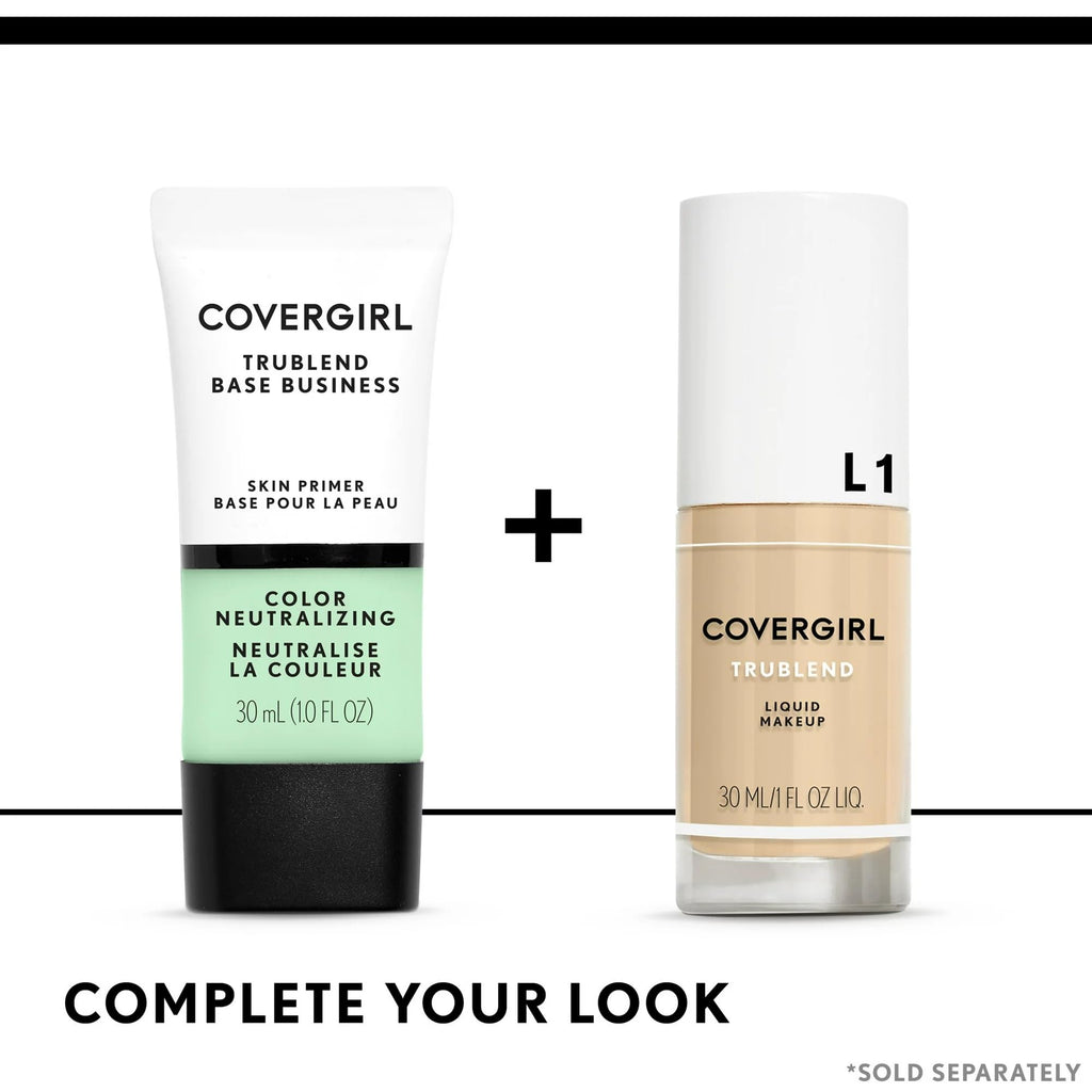 CoverGirl TruBlend Base Face Primer – Color-Neutralizing, Long-Lasting & Weightless