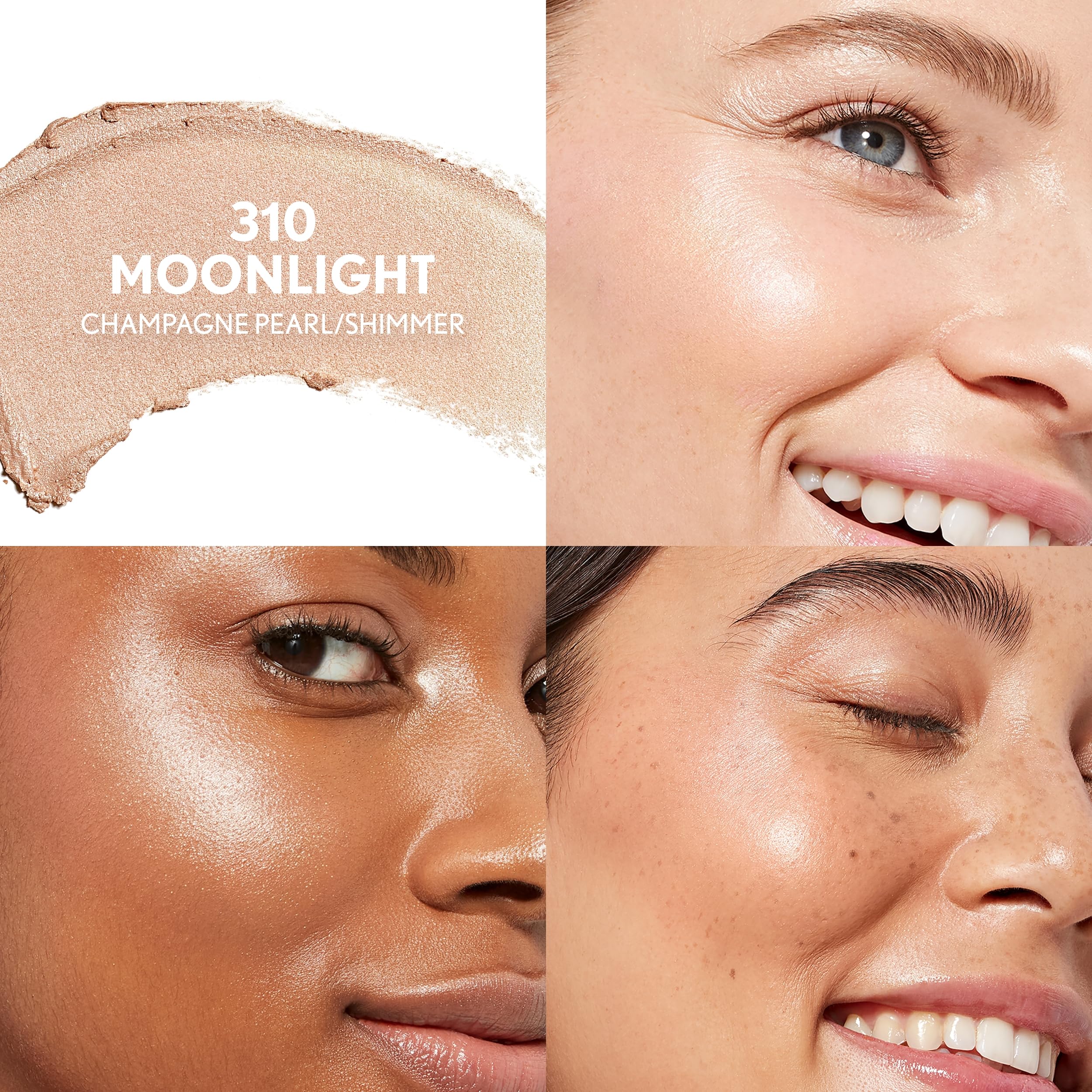 CoverGirl Trublend Skin Enhancer Highlighter Balm Stick Moonlight – Vegan, Easy Glide, 0.21oz
