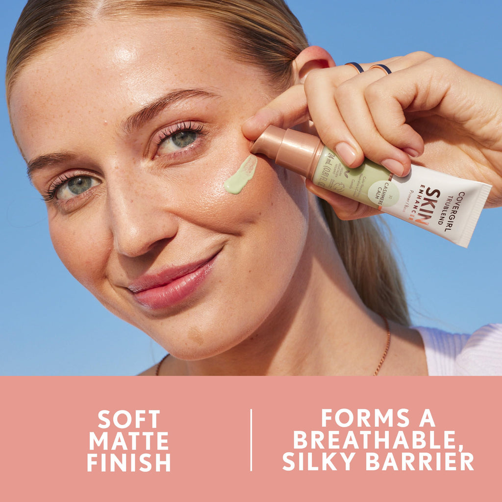CoverGirl TruBlend Skin Enhancer Cashmere Calm Primer – Hydrating, Blurring, 0.81oz