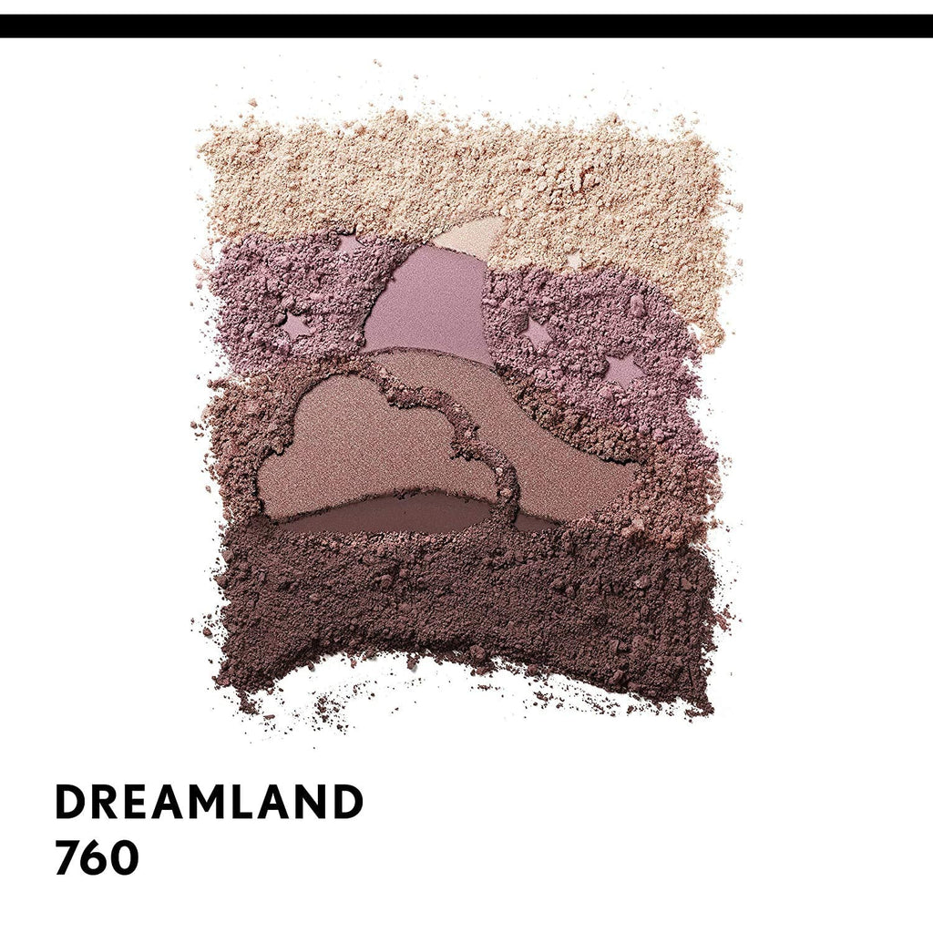 COVERGIRL Trunaked Quad Eyeshadow Palette in Dreamland – 4 Shades, All-Day Wear, Cruelty-Free