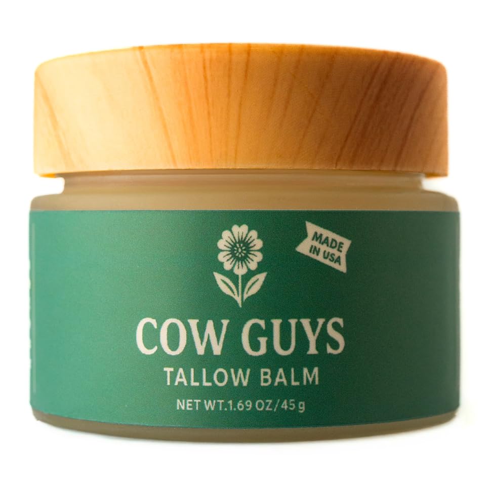 COW GUYS Original Tallow Balm for Face | Grass-Fed Beef Tallow Skincare