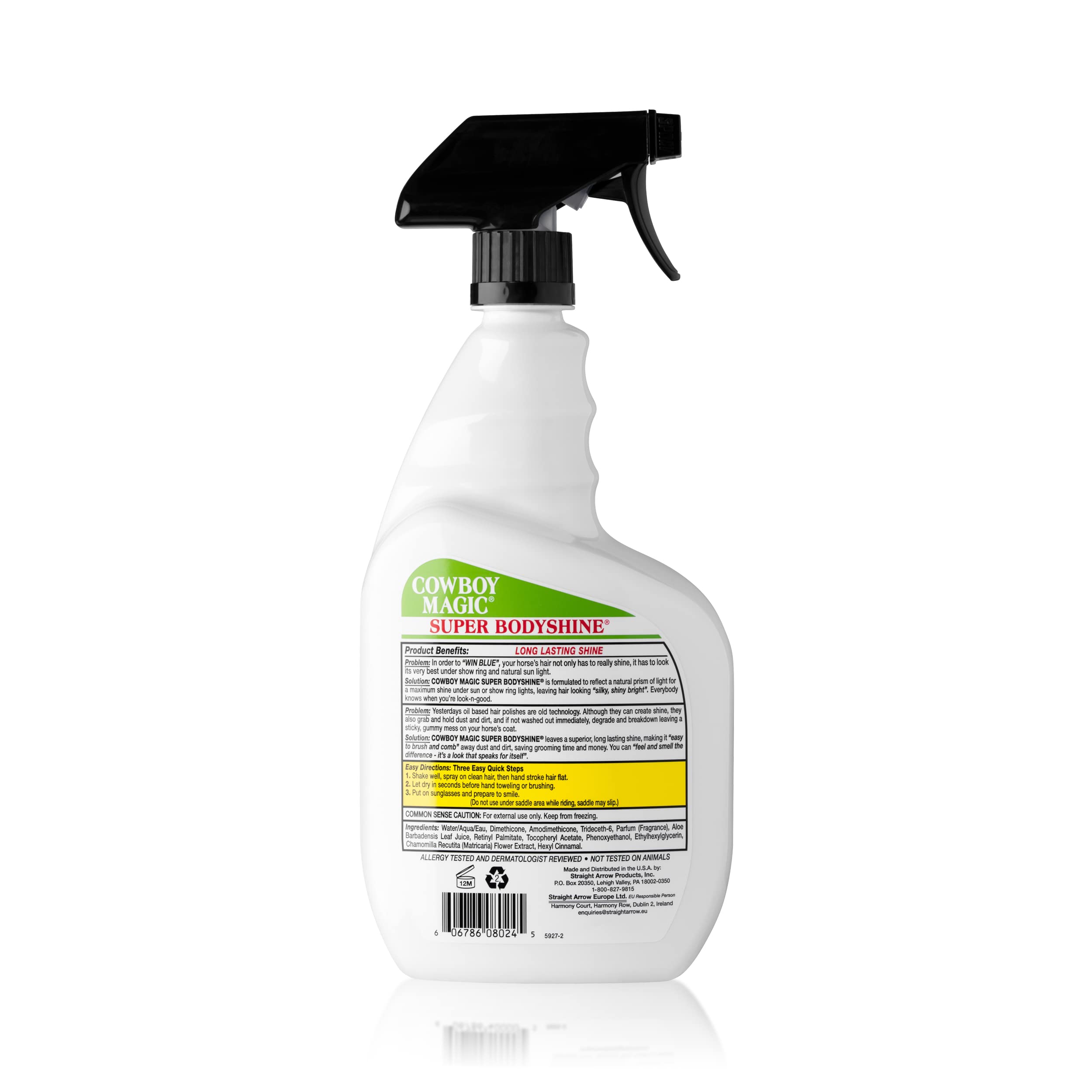Cowboy Magic 32 fl oz Super Body Shine Spray Detangler — No Water Needed