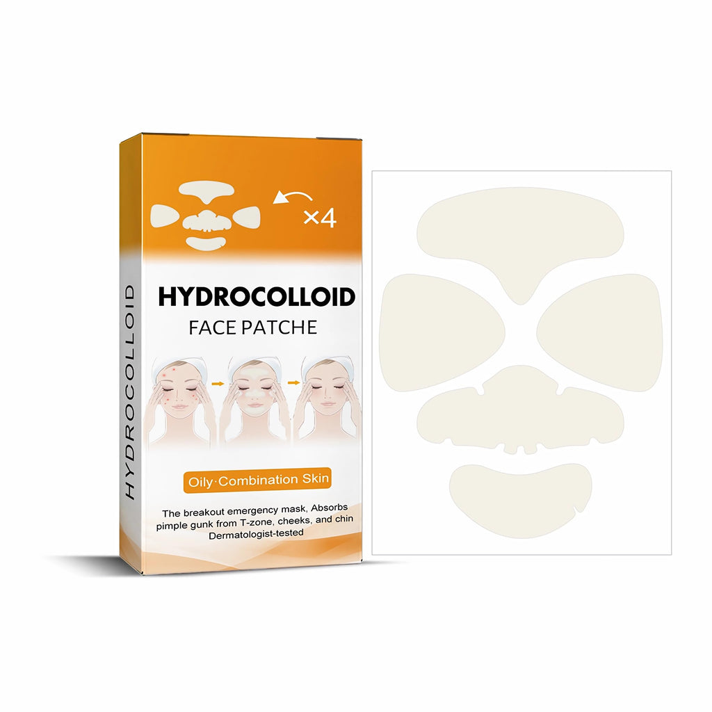 Coweroay 20PCS Hydrocolloid Acne Patches – Full-Face Spot Coverage
