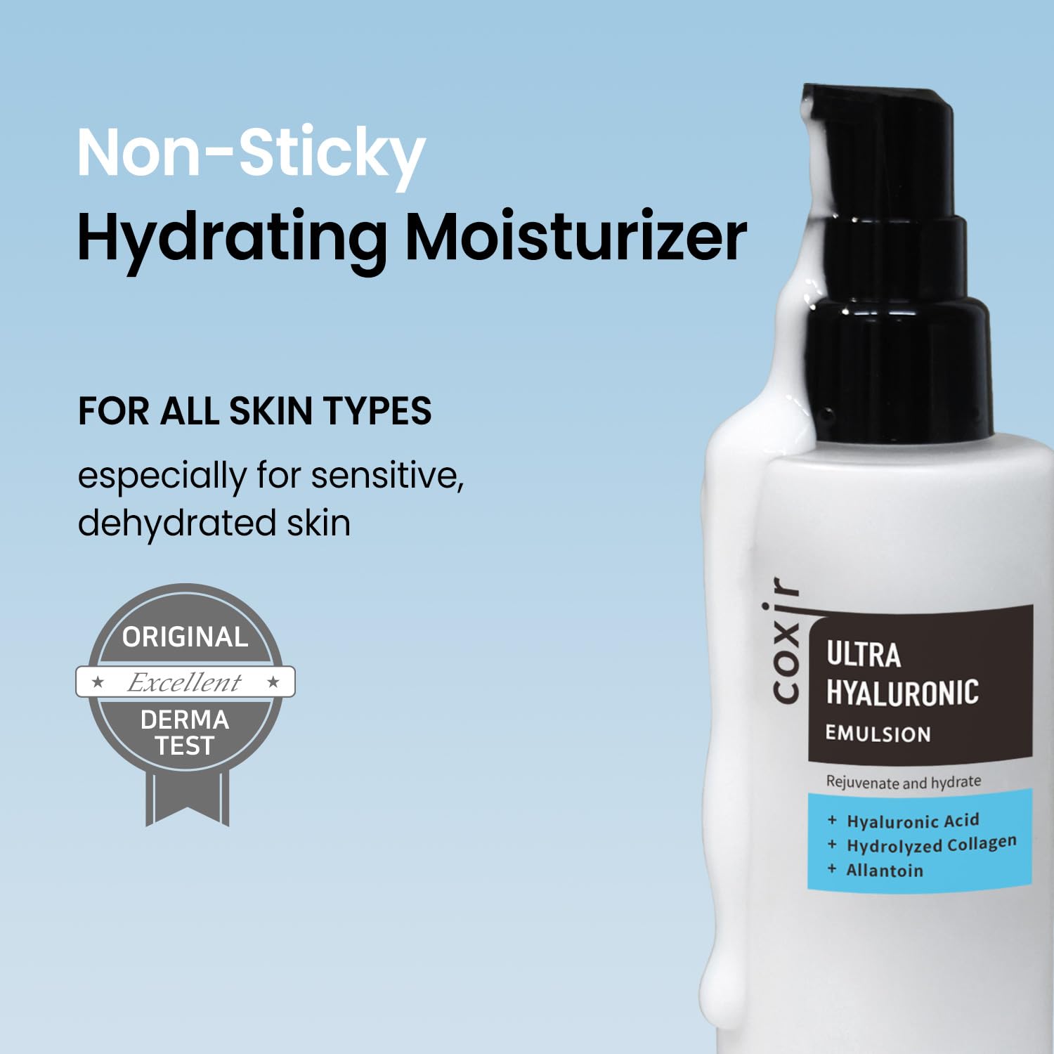 Coxir Ultra Hyaluronic Emulsion — Long-Lasting Hydration for Sensitive and Dehydrated Skin