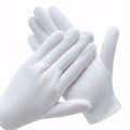 COYAHO 12 Pairs White Cotton Gloves for Serving & Inspection – Soft, Reusable Cloth Gloves