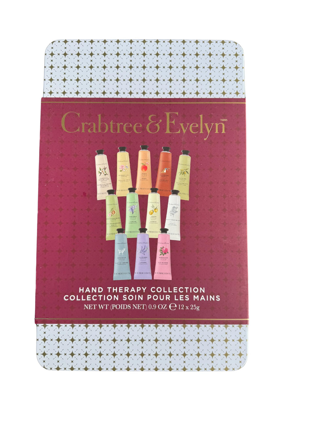 Crabtree & Evelyn 12-Piece Hand Cream Gift Set – Travel-Ready, Fragranced Hydration