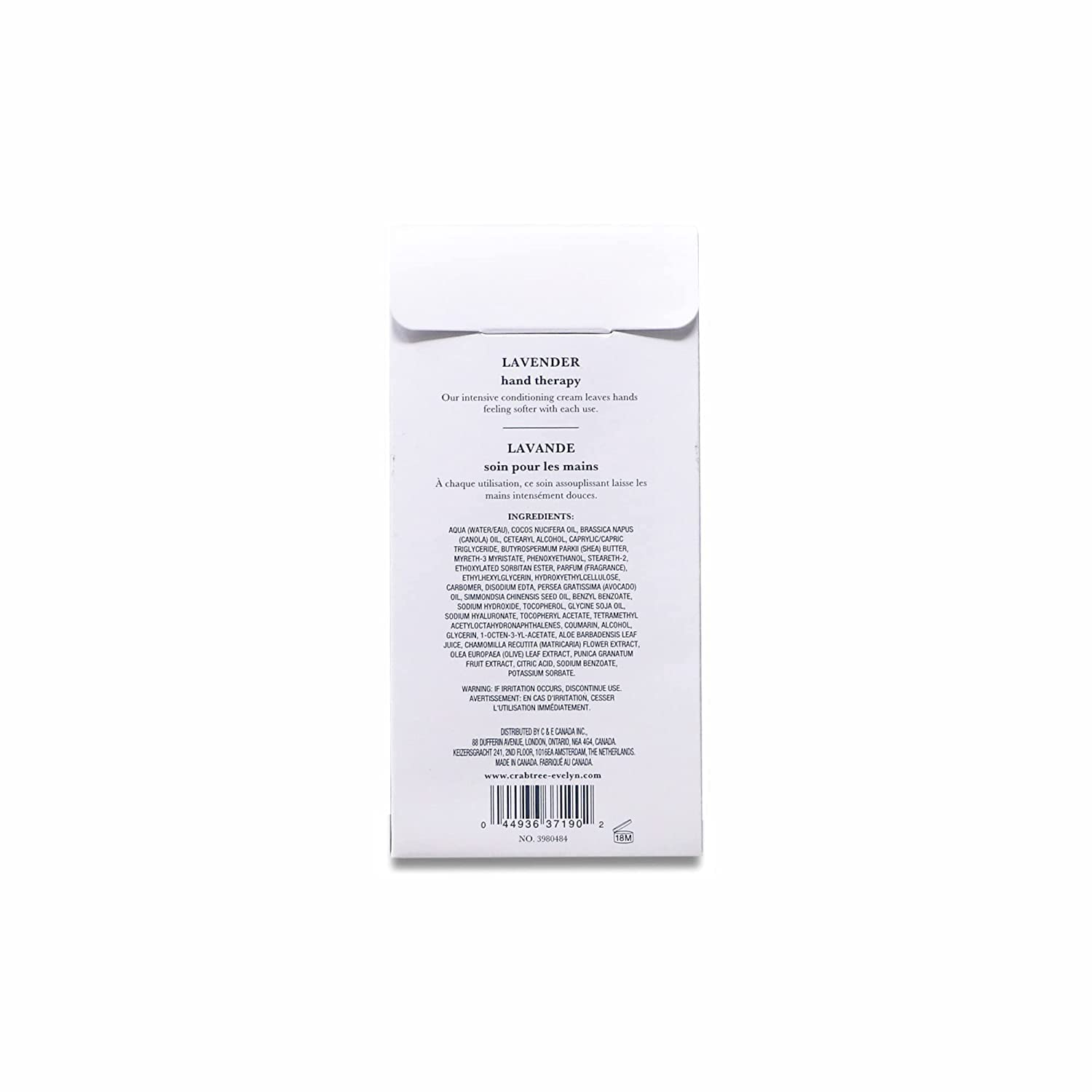 Crabtree & Evelyn Lavender Hand Therapy – Ultra-Moisturising Hand Cream, 3.5 oz