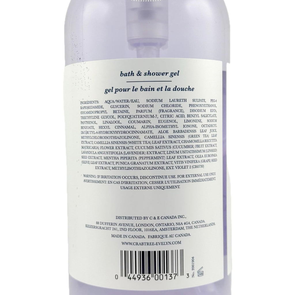 Crabtree & Evelyn Nantucket Briar Bath and Shower Gel – 33.8 oz Pump Bottle