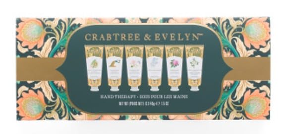 Crabtree & Evelyn 6-Piece Signature Hand Therapy Magnetic Box – Paisley Collection