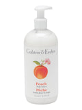 Crabtree & Evelyn Peach Body Lotion 16.9 oz – Deeply Moisturizing, Peach-Scented