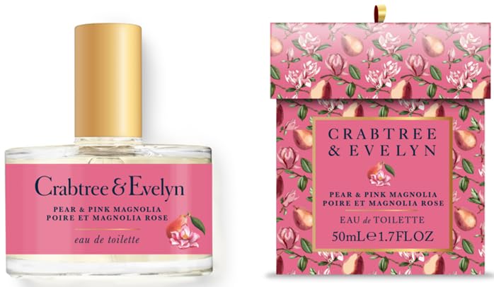 Crabtree & Evelyn Pear and Pink Magnolia Eau De Toilette 1.7 oz