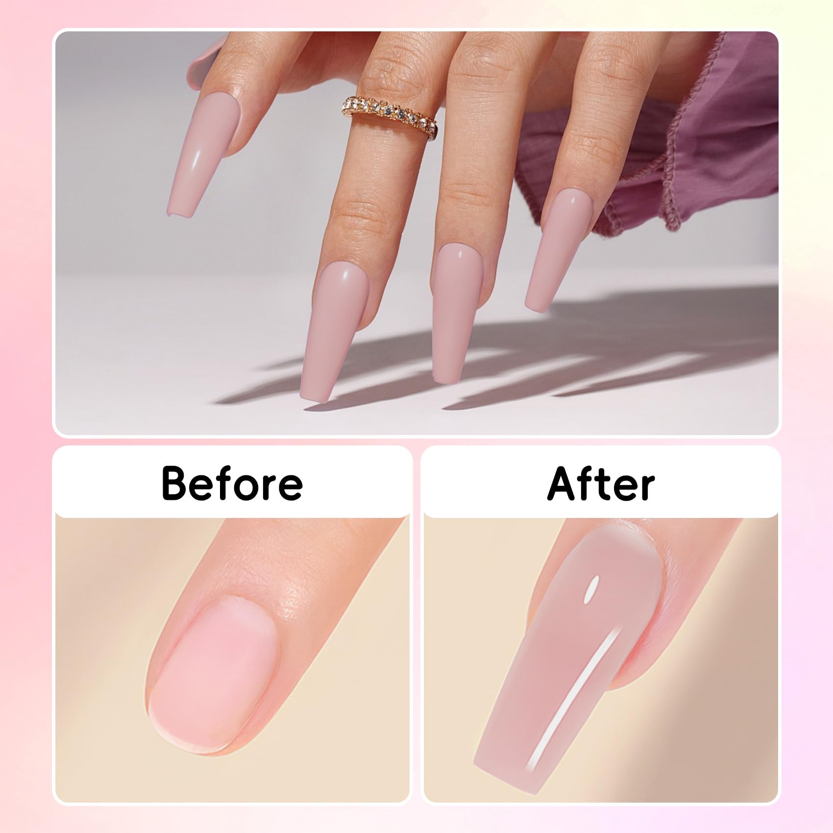 Creaglam Acrylic Powder 120g – No Lamp Needed for Nail Extensions | Bubble-Free Formula for 3D Art & Long-Lasting Manicures