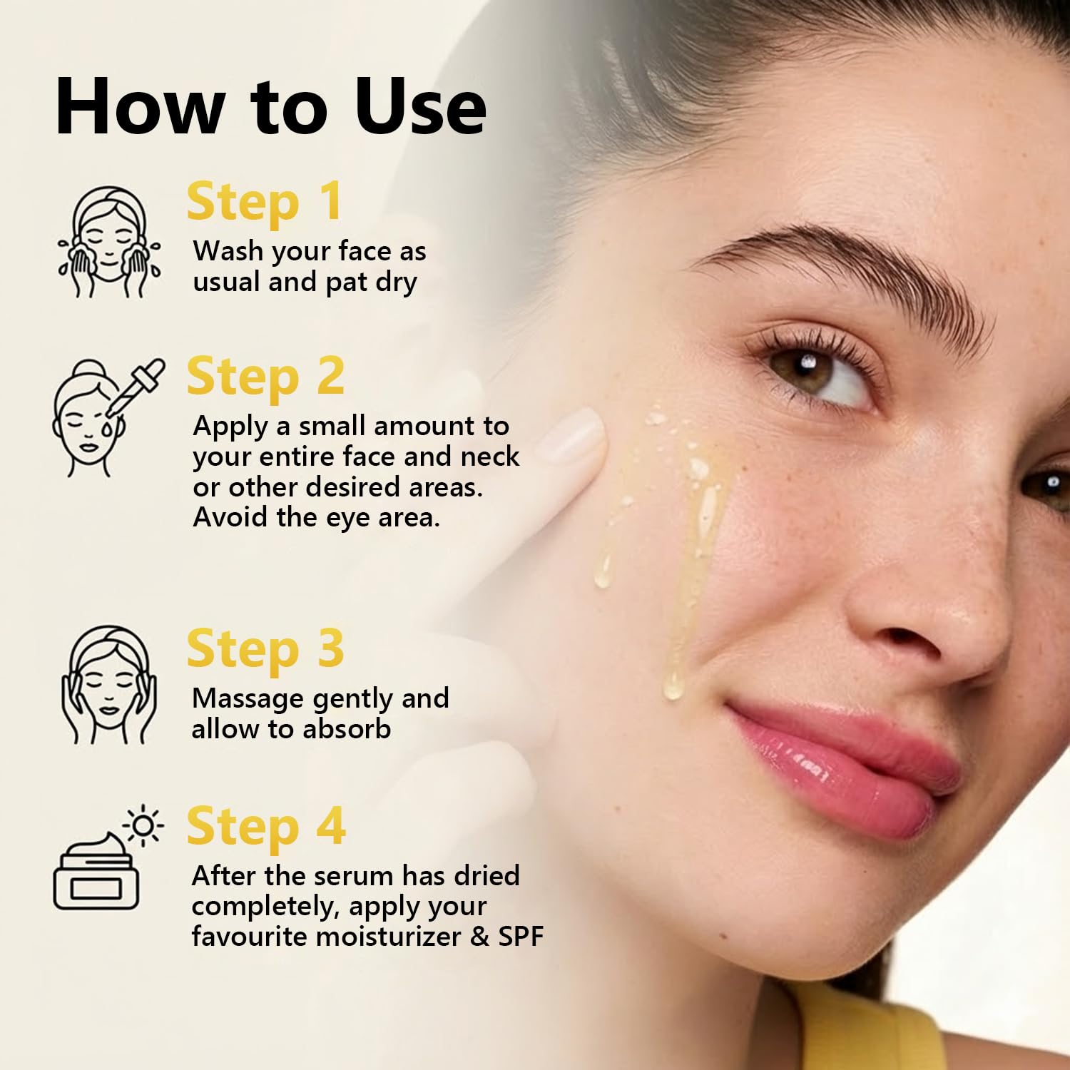 Createreedo Vitamin C Serum for Face – Brightening, Anti-Aging with Niacinamide & Hyaluronic Acid