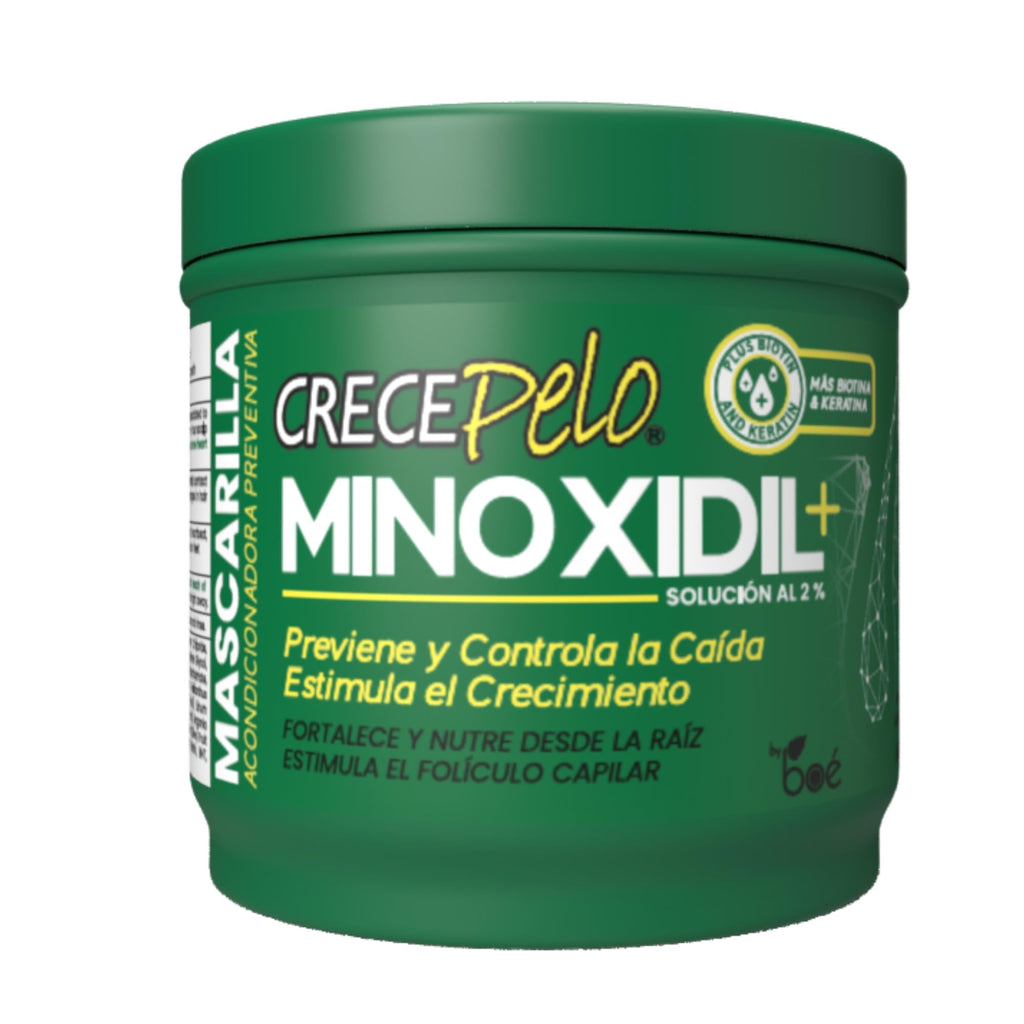 Crece Pelo Hair Mask 16oz – Minoxidil 2% Deep Conditioner for Thicker Hair