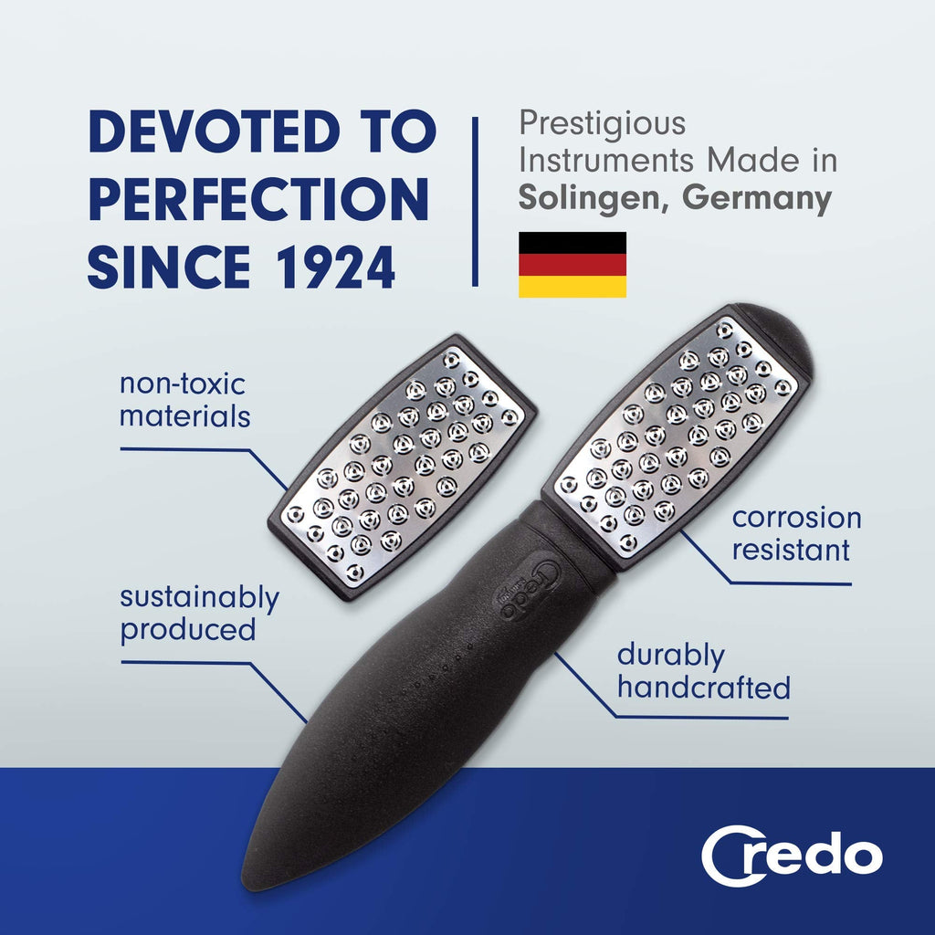 Credo Solingen Smart Cutter Callus Remover – Gentle Foot File & Pedicure Tool
