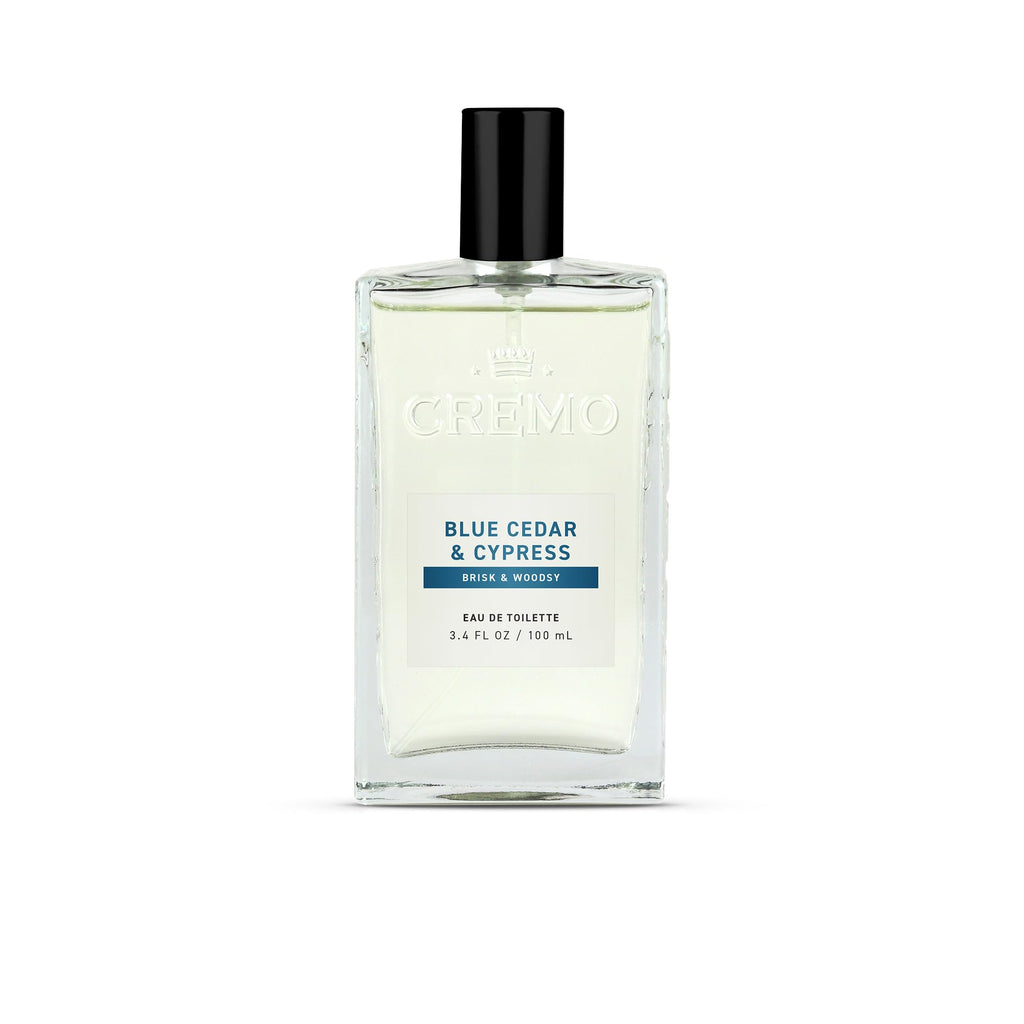 Cremo Cologne for Men - Blue Cedar & Cypress | Woodsy Scent