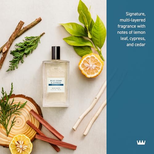 Cremo Cologne for Men - Blue Cedar & Cypress | Woodsy Scent