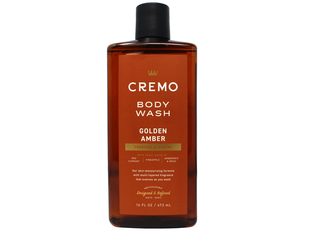 Cremo Body Wash Set (16 oz each) – Palo Santo, Italian Bergamot & Golden Amber | Skin-Moisturizing Formula