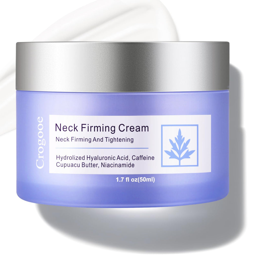 Crogooe Neck Firming Cream – Tightening & Lifting for Neck & Décolleté | 1.7 fl oz