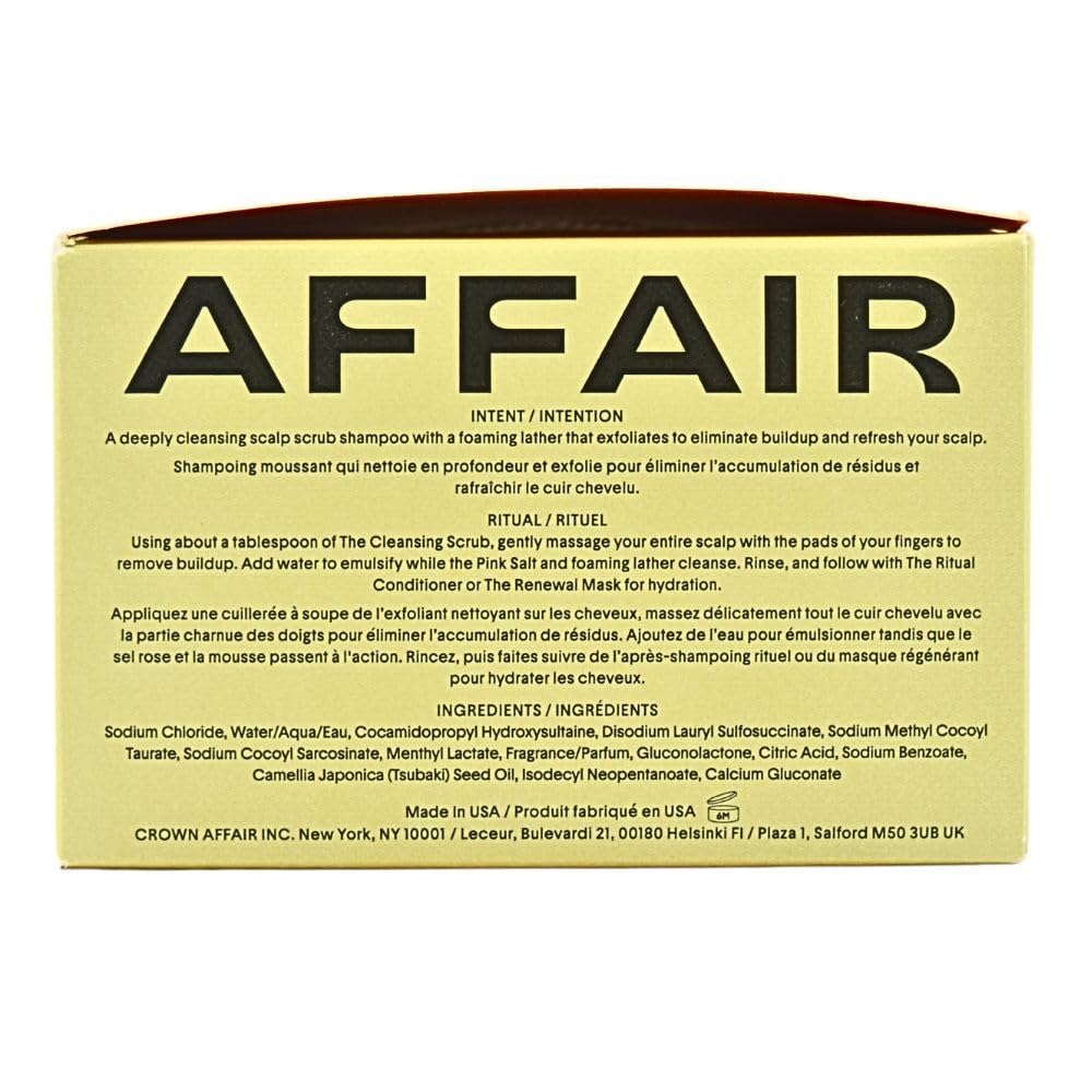 CROWN AFFAIR Cleansing Scalp Scrub Shampoo — 6.8 oz / 200 mL