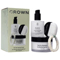Crown Affair Hair Refresh Ritual Gift Set – Dry Shampoo, Leave-In Conditioner & Silk Scrunchie