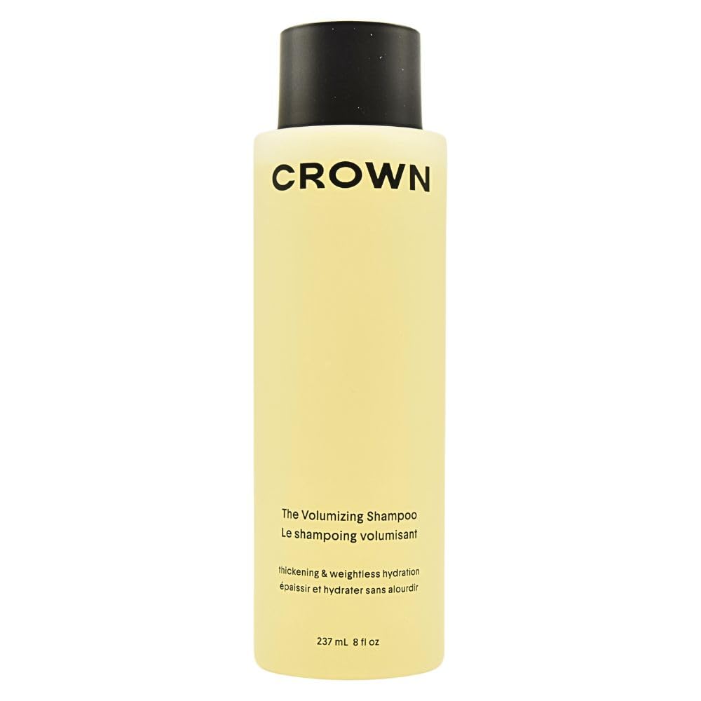 CROWN AFFAIR Volumizing Shampoo 8oz – Lightweight Gel Cleanser for Oily, Flat Hair