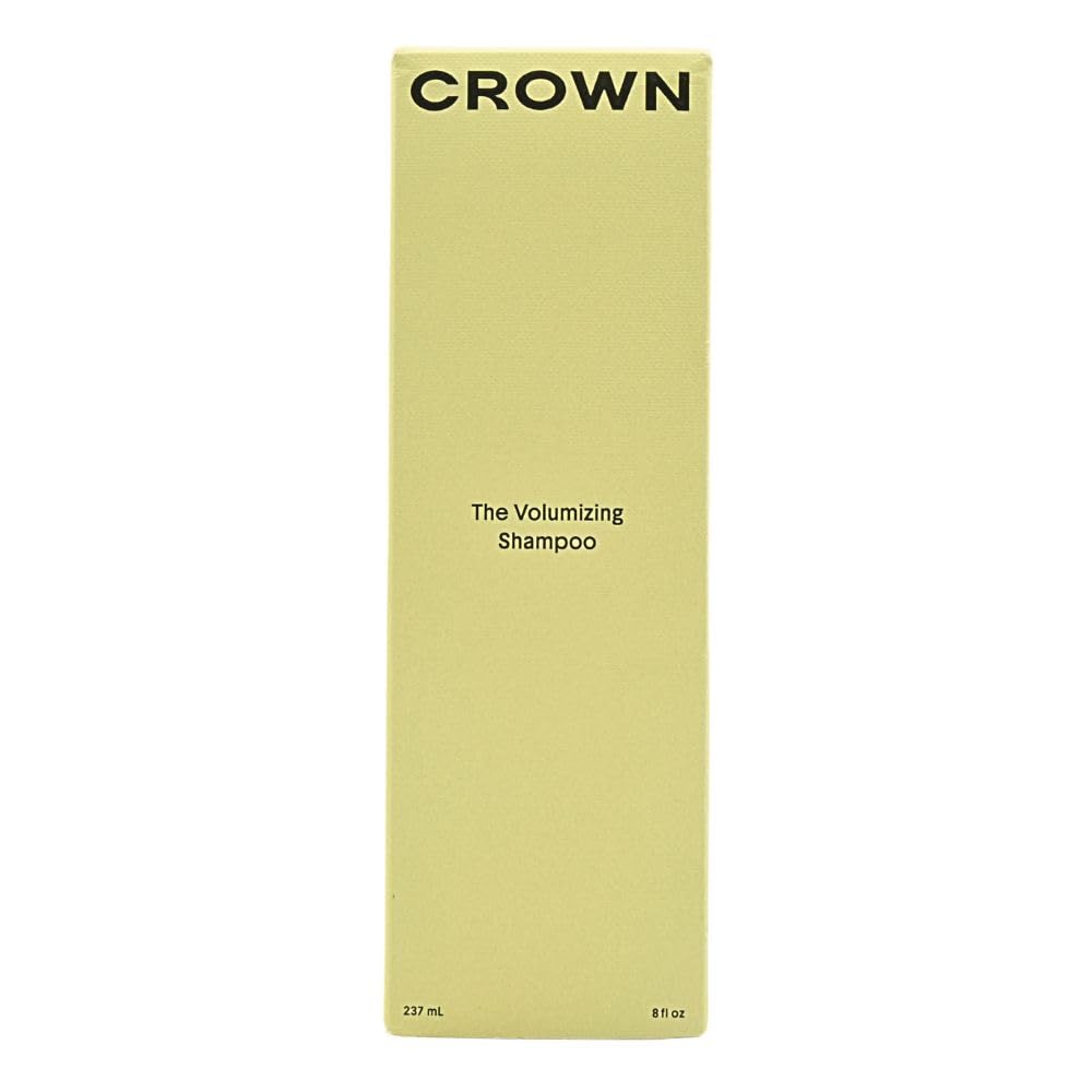 CROWN AFFAIR Volumizing Shampoo 8oz – Lightweight Gel Cleanser for Oily, Flat Hair
