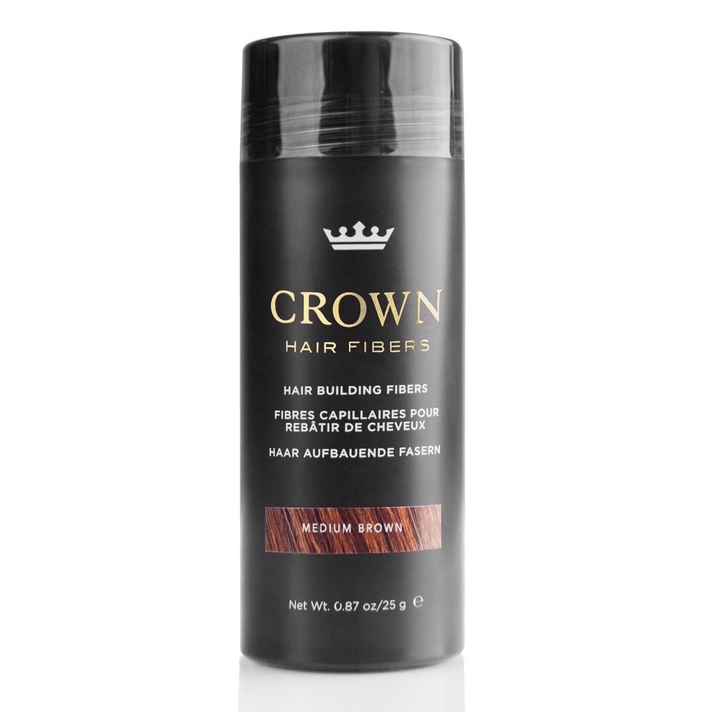 CROWN Hair Building Fibers (28g) – Instantly Thicker, Fuller Hair in 13 Shades
