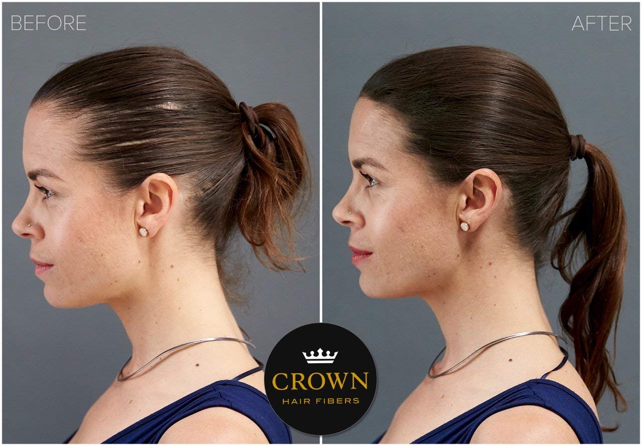 CROWN Hair Building Fibers (28g) – Instant Thick Look, 13 Shades | CROWN TWENTY1