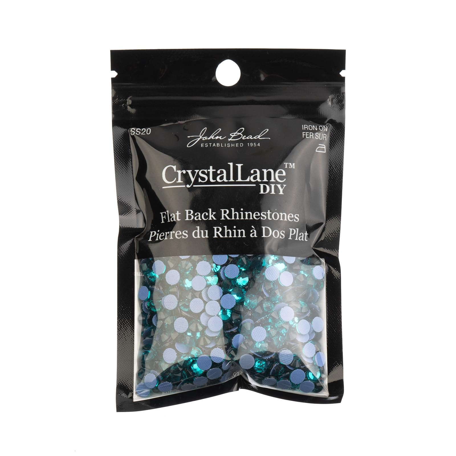 Crystal Lane DIY Hotfix Rhinestones ss20 Blue Zircon 4.7mm (1440pcs)