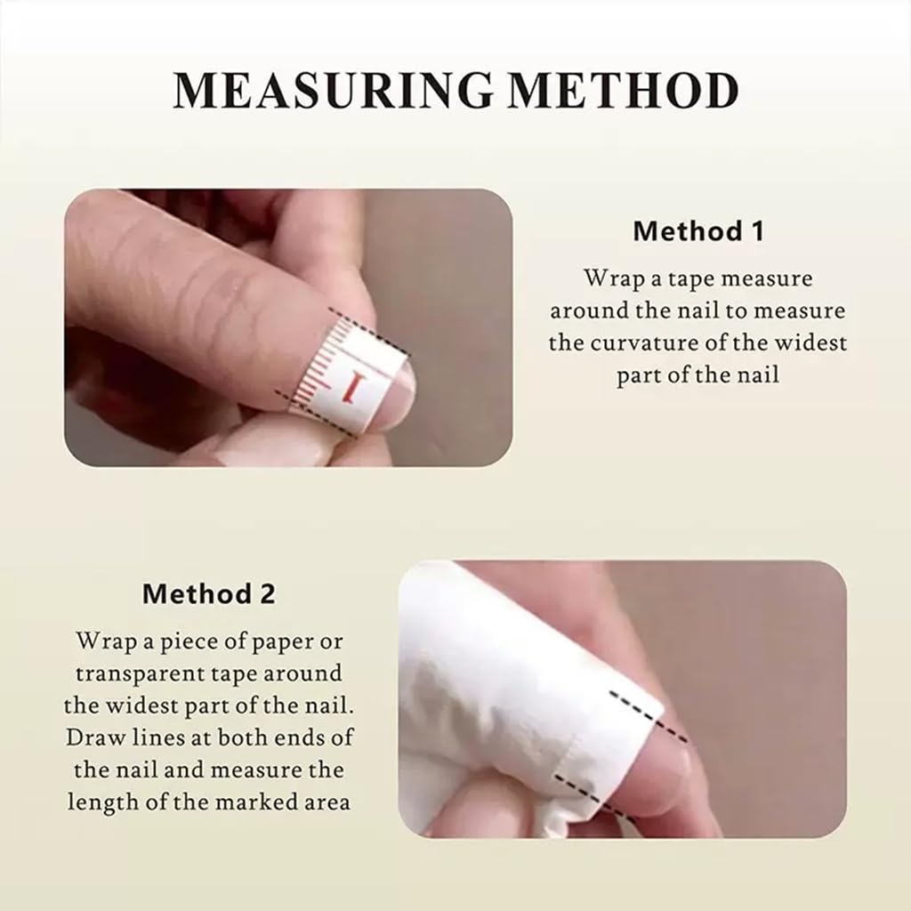 CTTHNBD Medium Almond Press-On Nails with Flower Gold Line Design | Ombre Brown Fall Nails (Size S)
