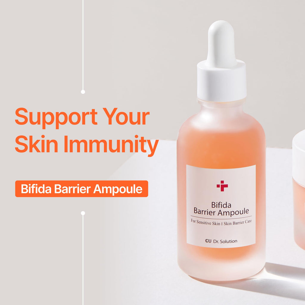 CU Dr. Solution Bifida Barrier Ampoule – Hydrating Korean Serum with Ceramide NP & Hyaluronic Acid, 50ml