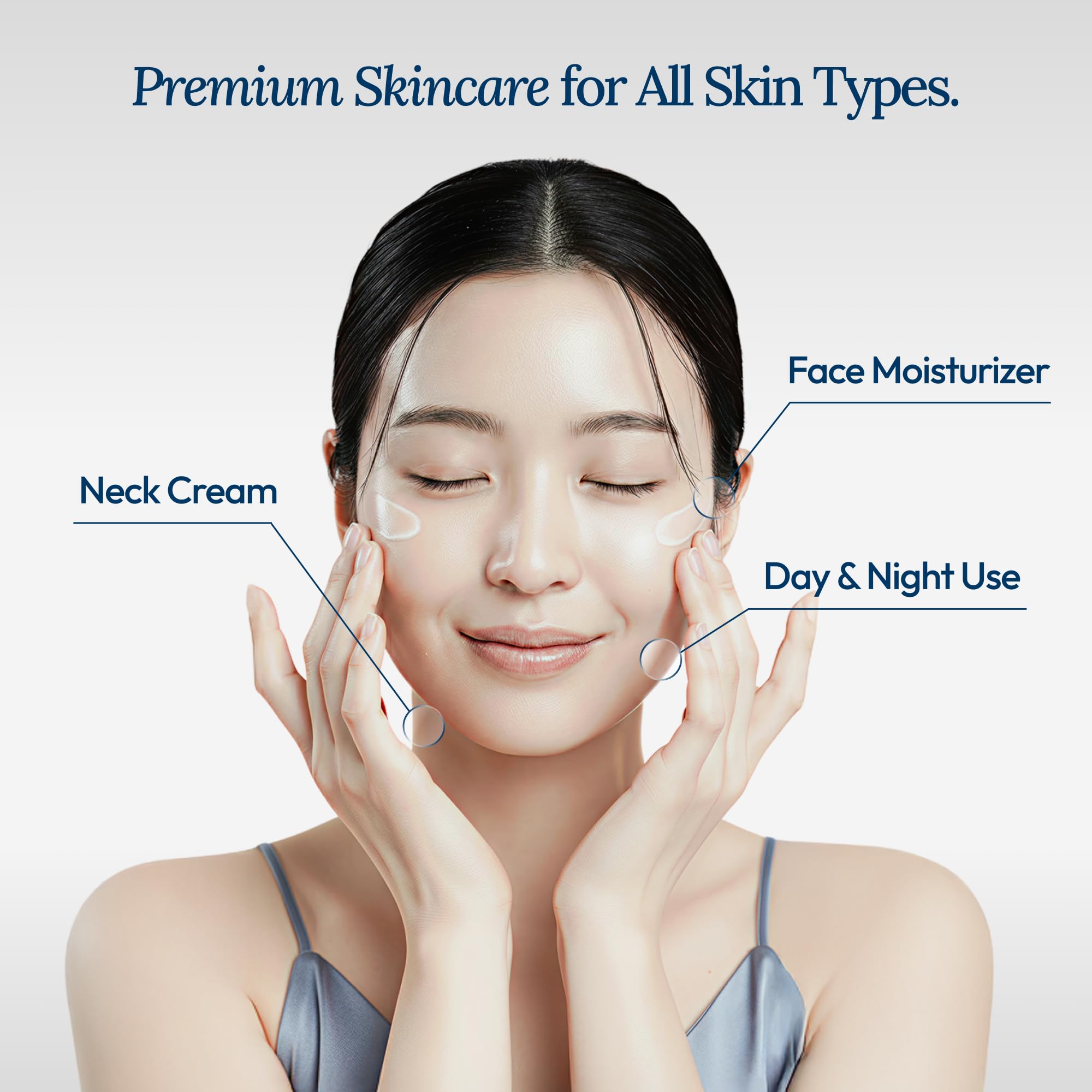 CU: VITAMIN U Moisturizing Cream for Face | Korean Skincare with Adenosine, Niacinamide & Ceramide (50ml)