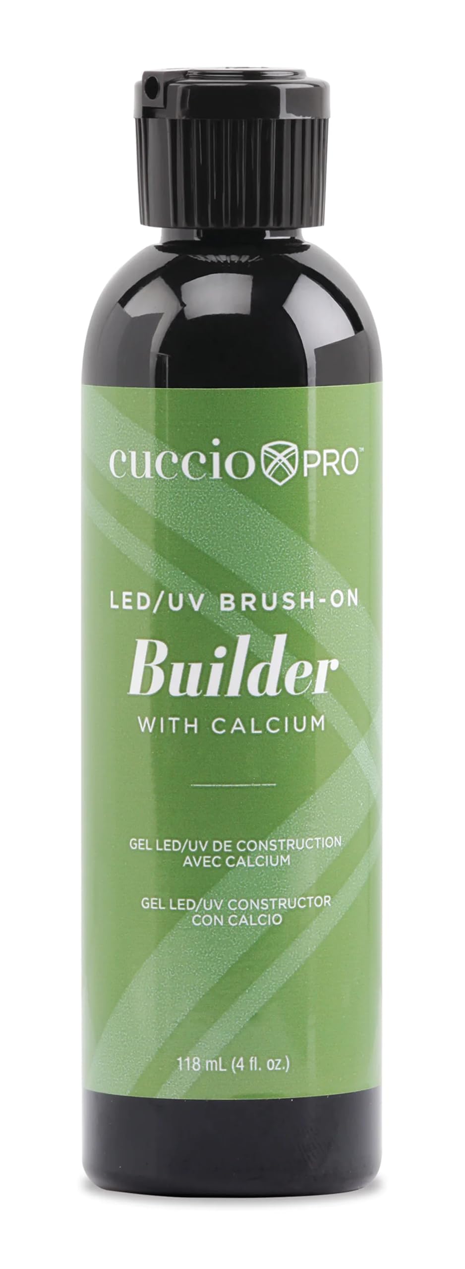 Cuccio Pro Brush-On Builder Gel with Calcium – LED/UV Self-Leveling Soak-Off Gel (4 oz)
