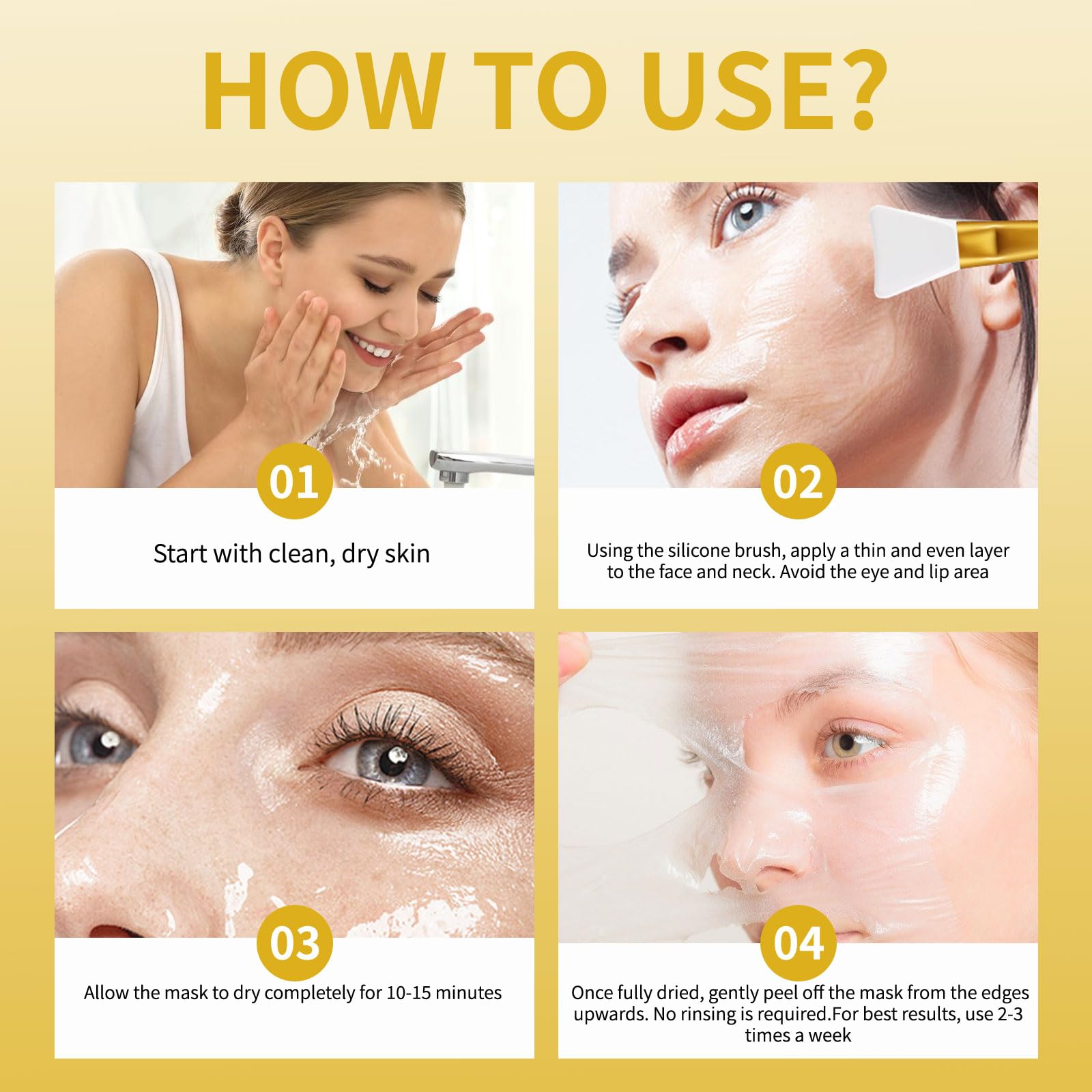 Cuemora Turmeric Overnight Mask with Bio-Collagen – Peel-Off Night Mask