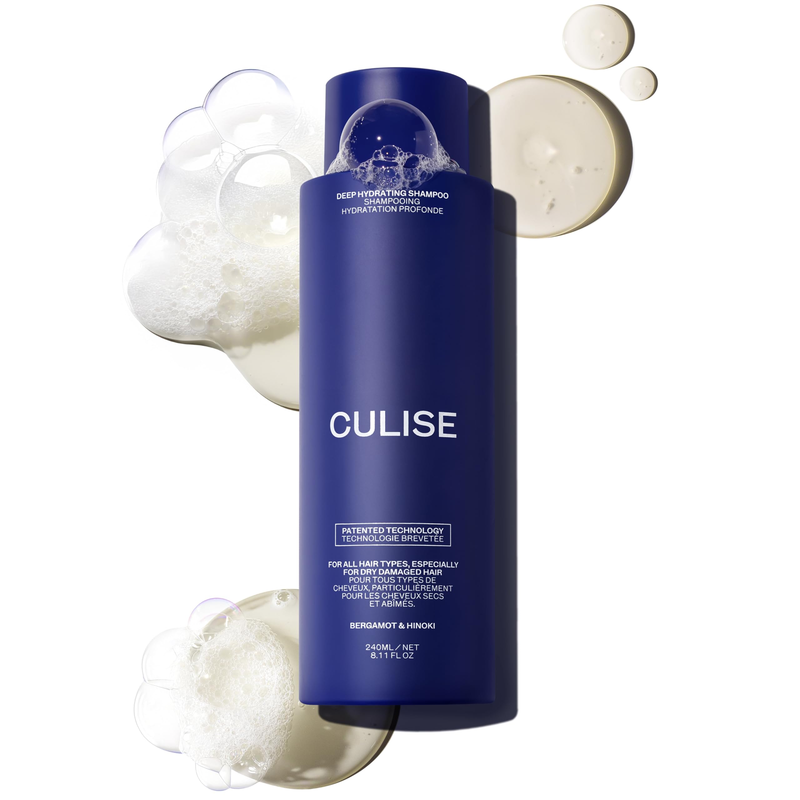 CULISE Korean Deep Hydrating Shampoo – Rice Water, Probiotics, Hyaluronic Acid | 12-Week Supply
