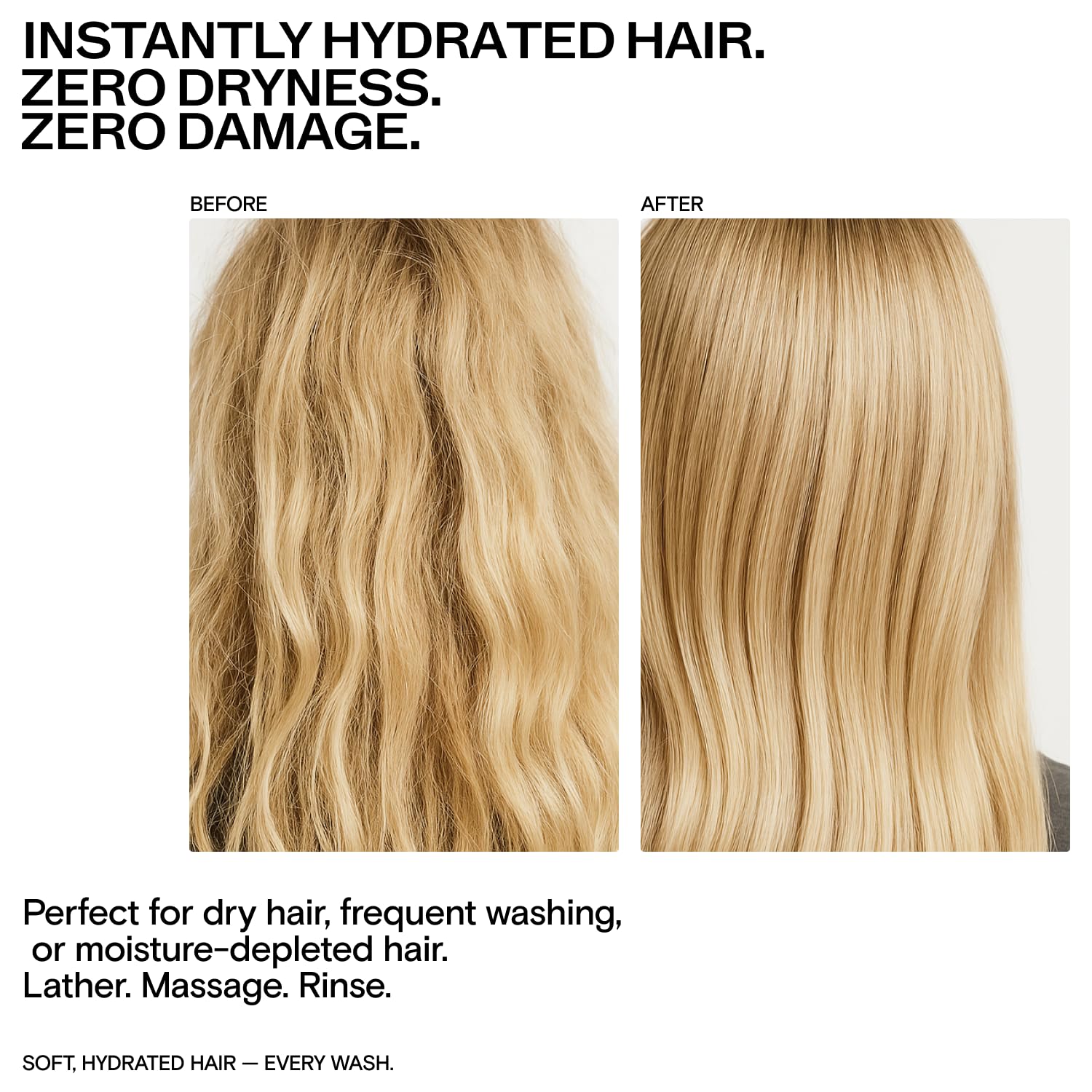 CULISE Korean Deep Hydrating Shampoo – Rice Water, Probiotics, Hyaluronic Acid | 12-Week Supply