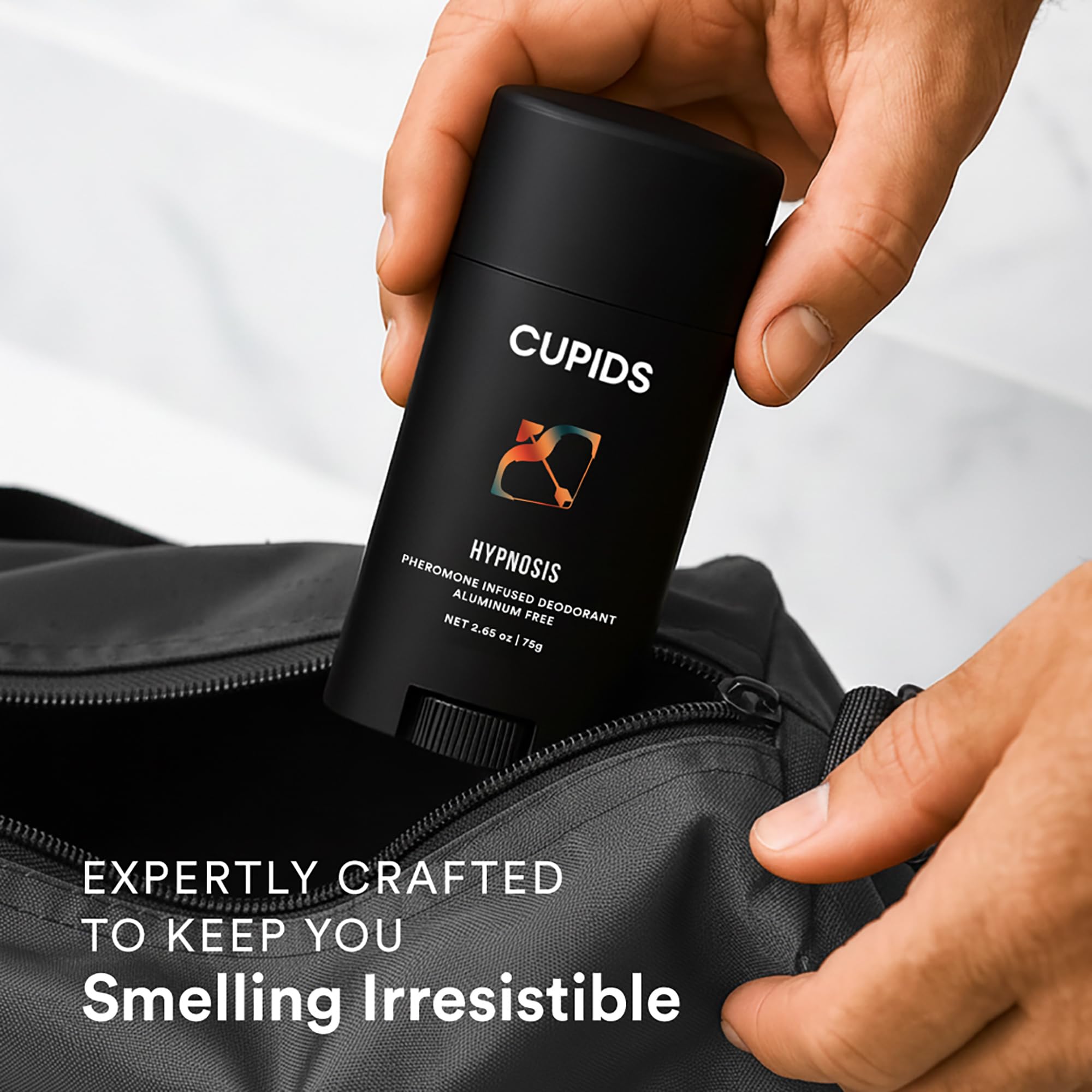Cupids Hypnosis Deodorant for Men – Aluminum-Free, Pheromone-Infused, Vanilla Ember