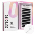 Curacoro 5D Clover Eyelash Extensions – 0.07mm, C/CC/D Curl, 8–15mm Mix & Single Length