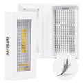CURACORO Anime Spire Spike Lashes – 360 Fans, Laser-Bonded Base, Premade Lashes for Professionals (C/BC Curl, 9–16mm)