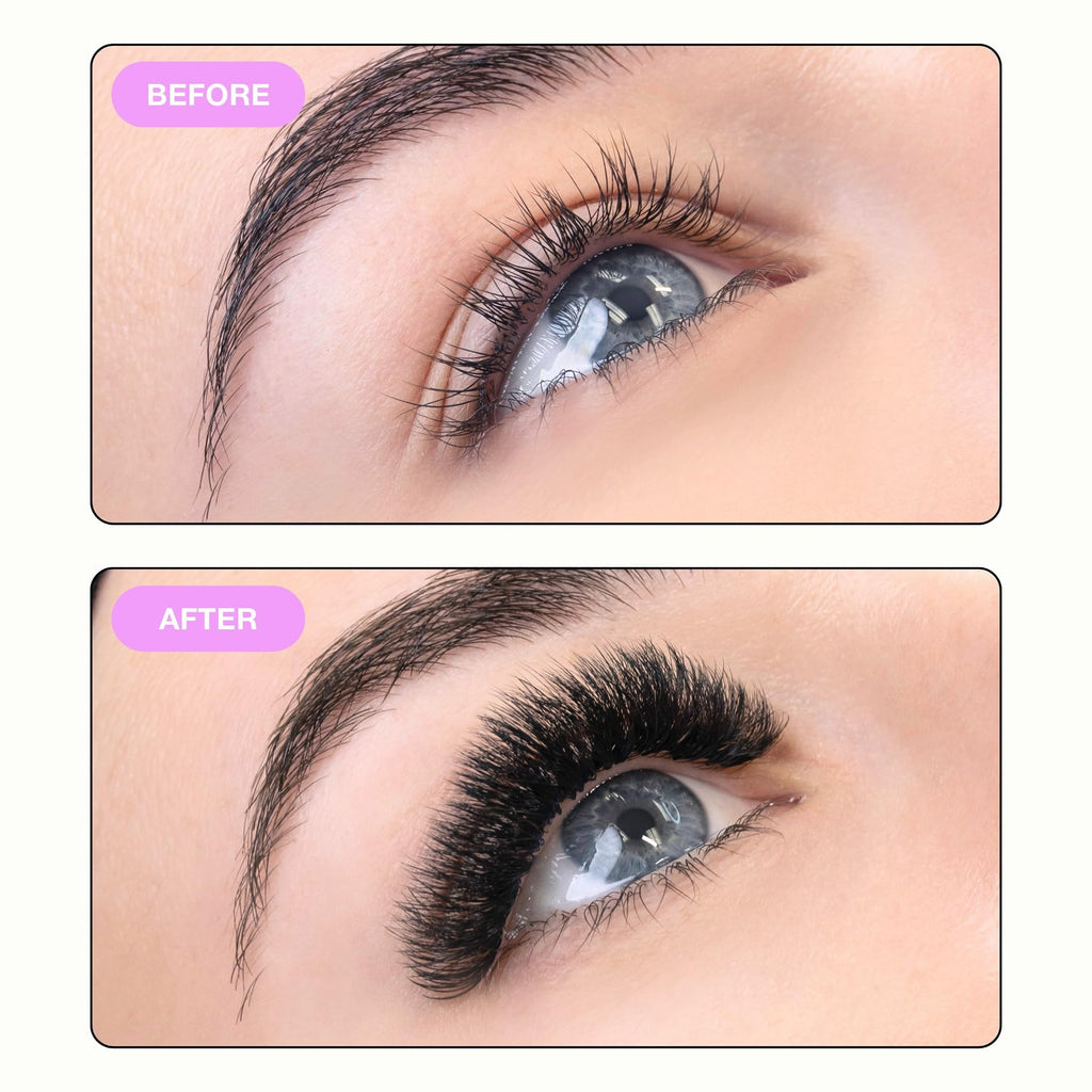 Curacoro LashFolio Narrow Promade Fans 10D-0.03 CC Curl – Handmade Volume Eyelashes