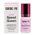 Curacoro Professional Eyelashes Glue - Extra Strong Salon Adhesive, Bubblegum Pink, 0.5-1s Dry Time, 5ml