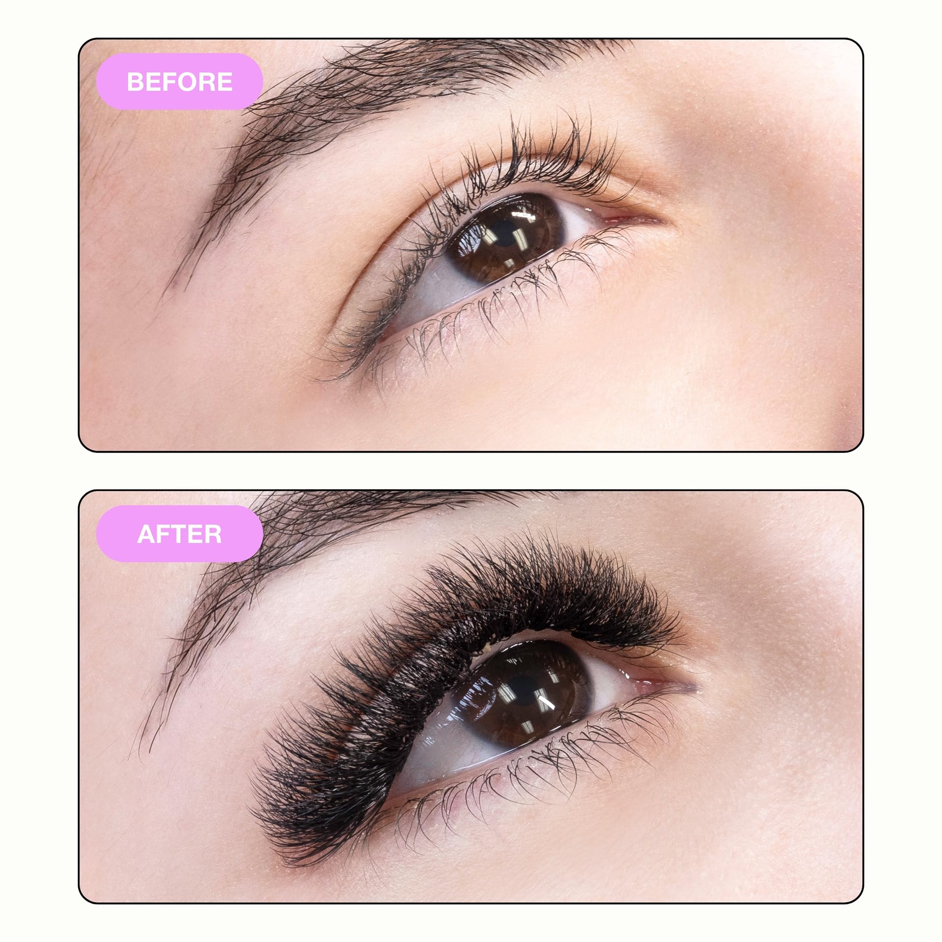 Curacoro Promade Mix 1500 Fans – Handmade Volume Eyelashes, 5D-12D, 9-18mm