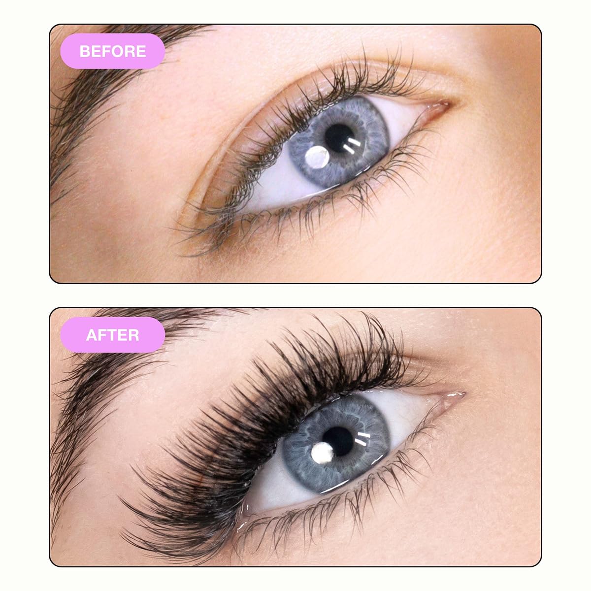 Curacoro Promade Wispy Fans — 9D 0.05 Lash Extensions, 9–17mm, C CC D Curl, Handmade Volume