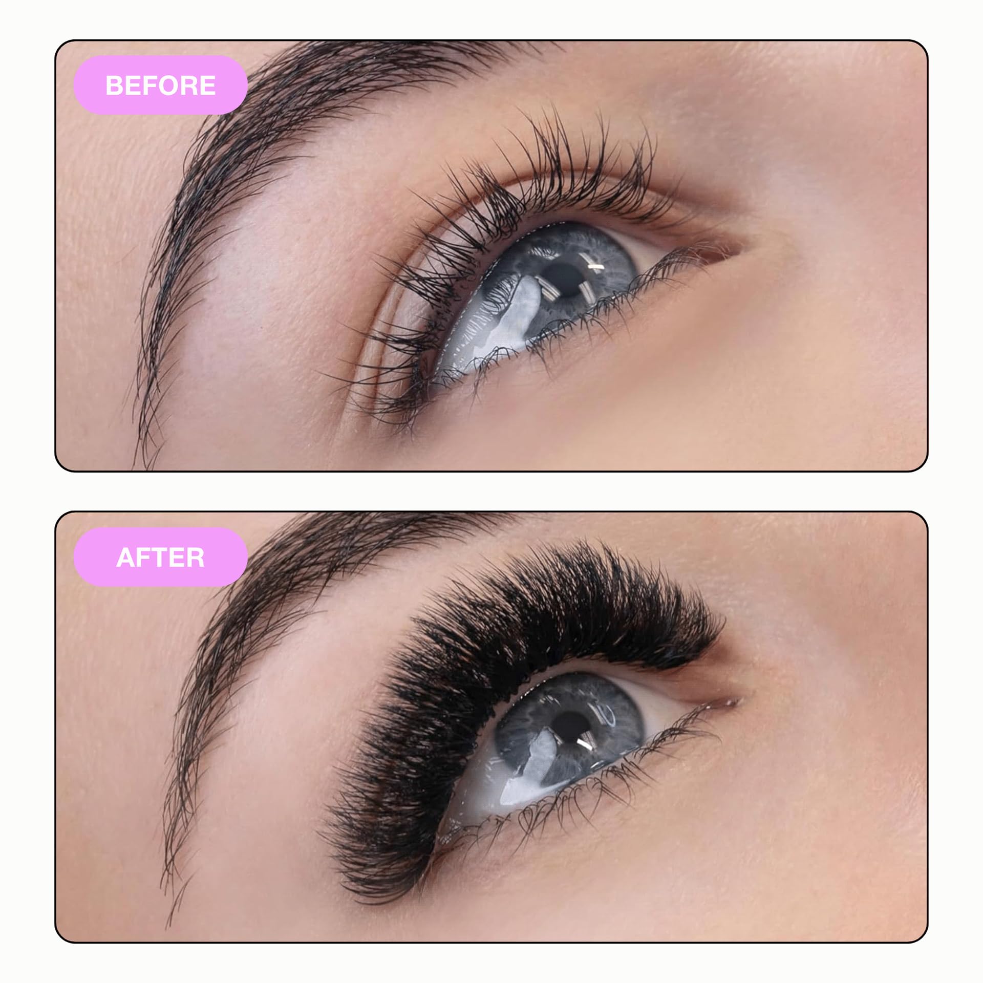 Curacoro Promades 16D-0.03 C Curl 14mm Handmade Volume Lash Fans