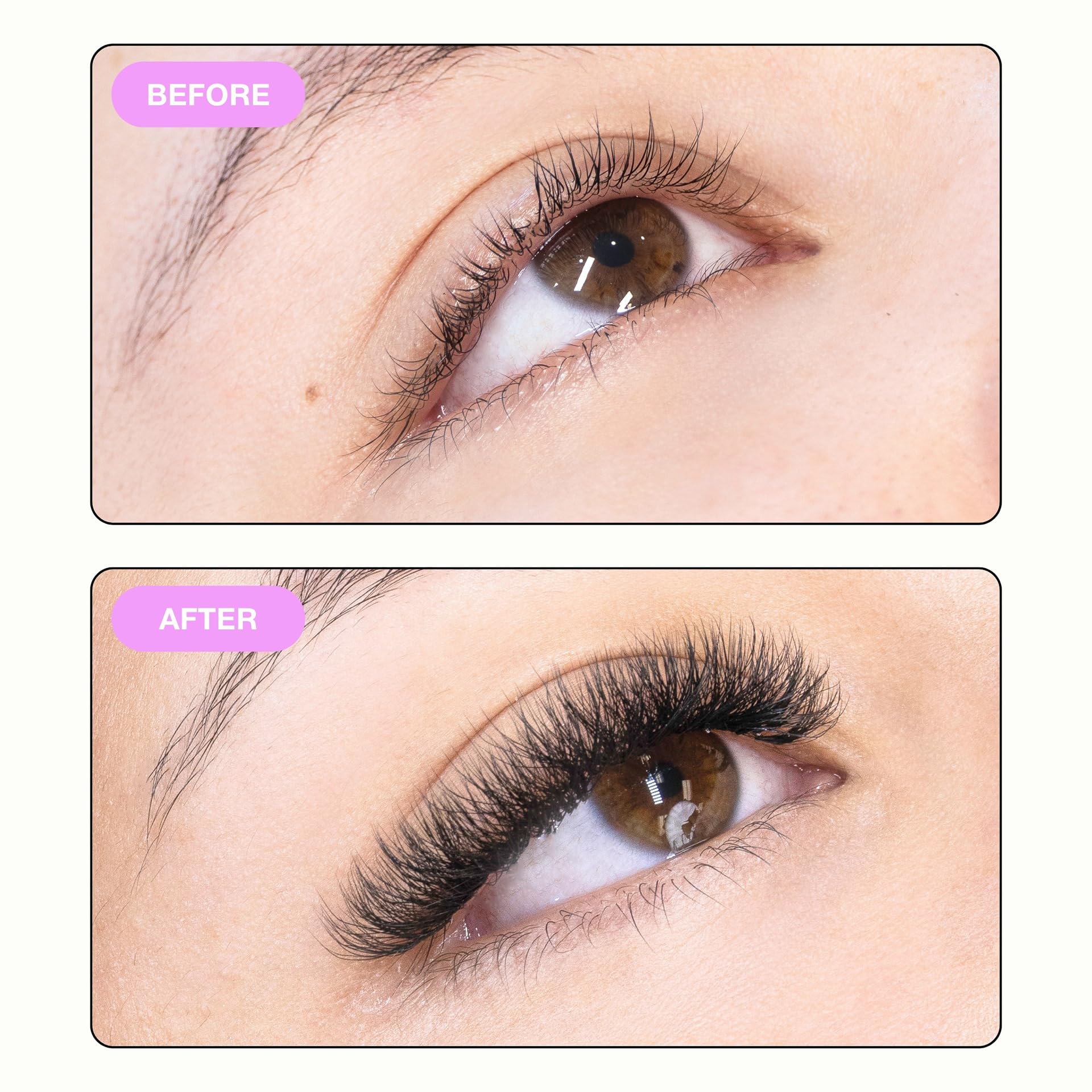 CURACORO Curacoro W Eyelashes Extensions – 3D Handmade Volume, 0.05 C Curl, 11mm
