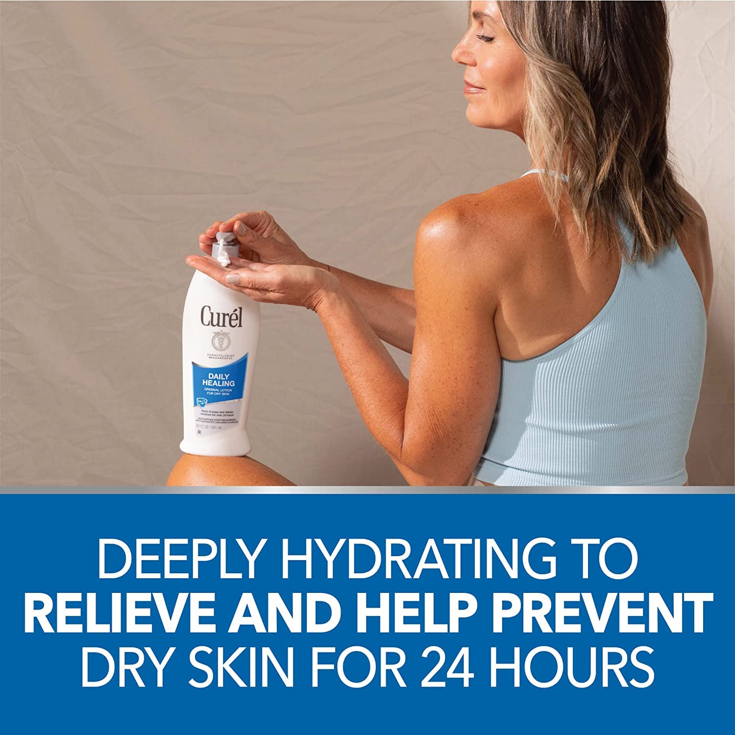 Curel Daily Healing Original Lotion 13 oz Pack of 3 | 24-Hour Hydration for Dry Skin