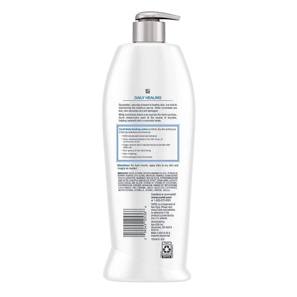 Curel Daily Healing Moisture Lotion Original Formula – 13 Fl Oz (Pack of 2)